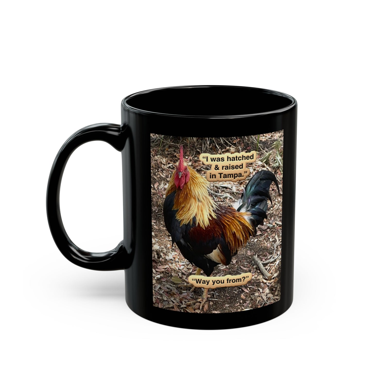 Rooster - Tampa Native Black Mug (11oz, 15oz)