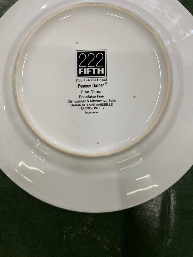 Decorative Plate - Peacock Garden (P010)