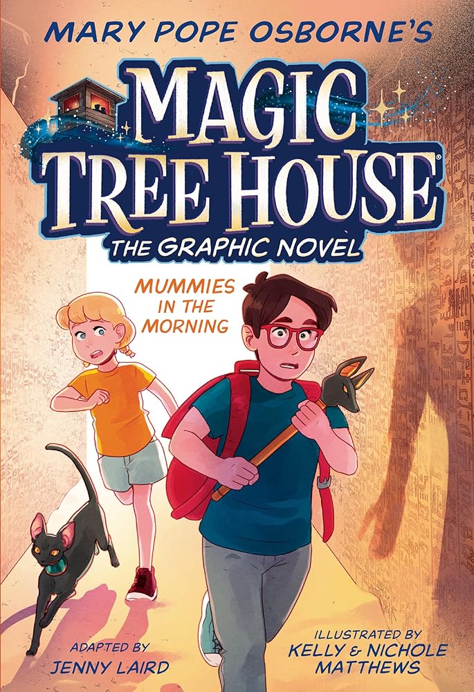 Mummies in the Morning Graphic Novel (Magic Tree House Graphic Novels) cover image