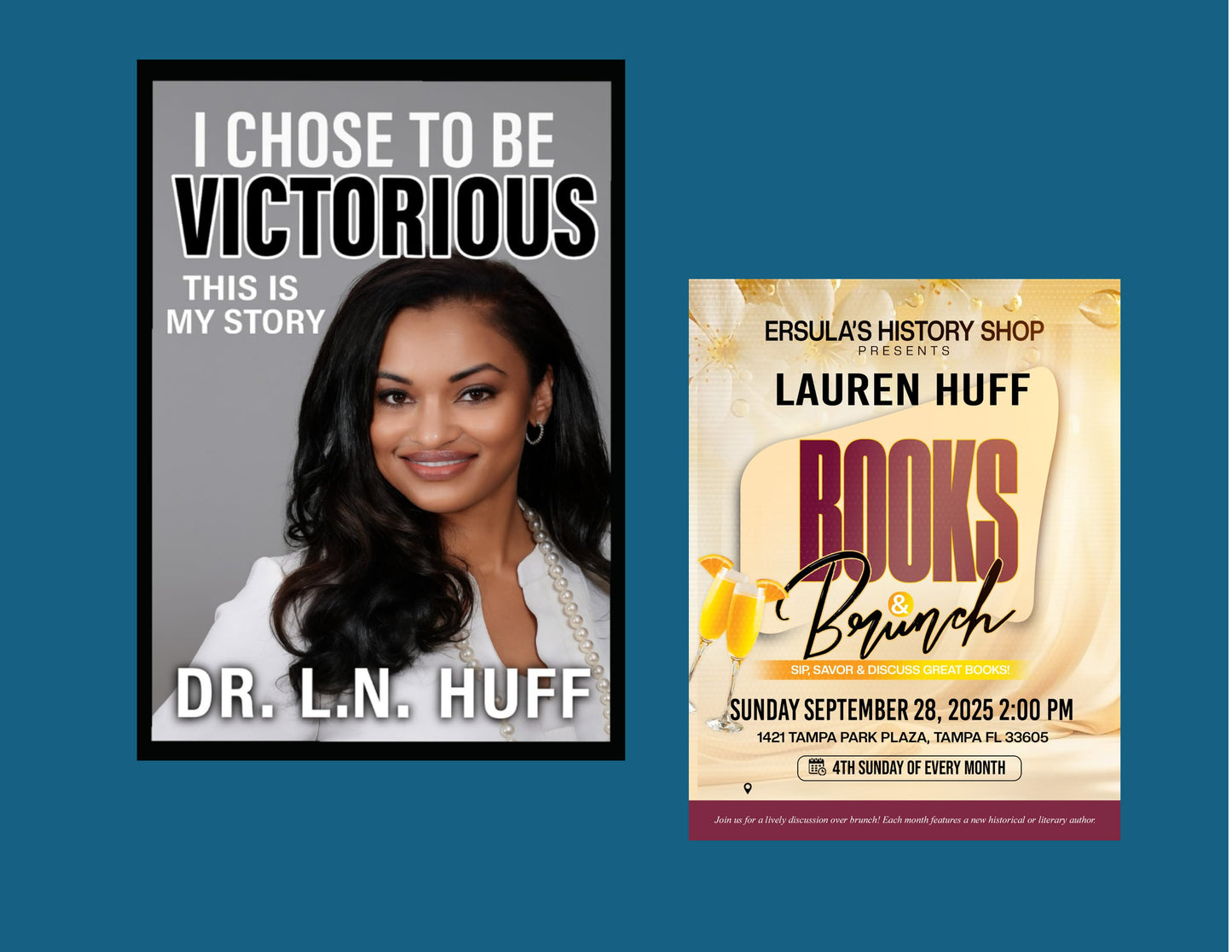 Books And Brunch 9 28 2025 at Ersula's History Shop - Lauren Huff