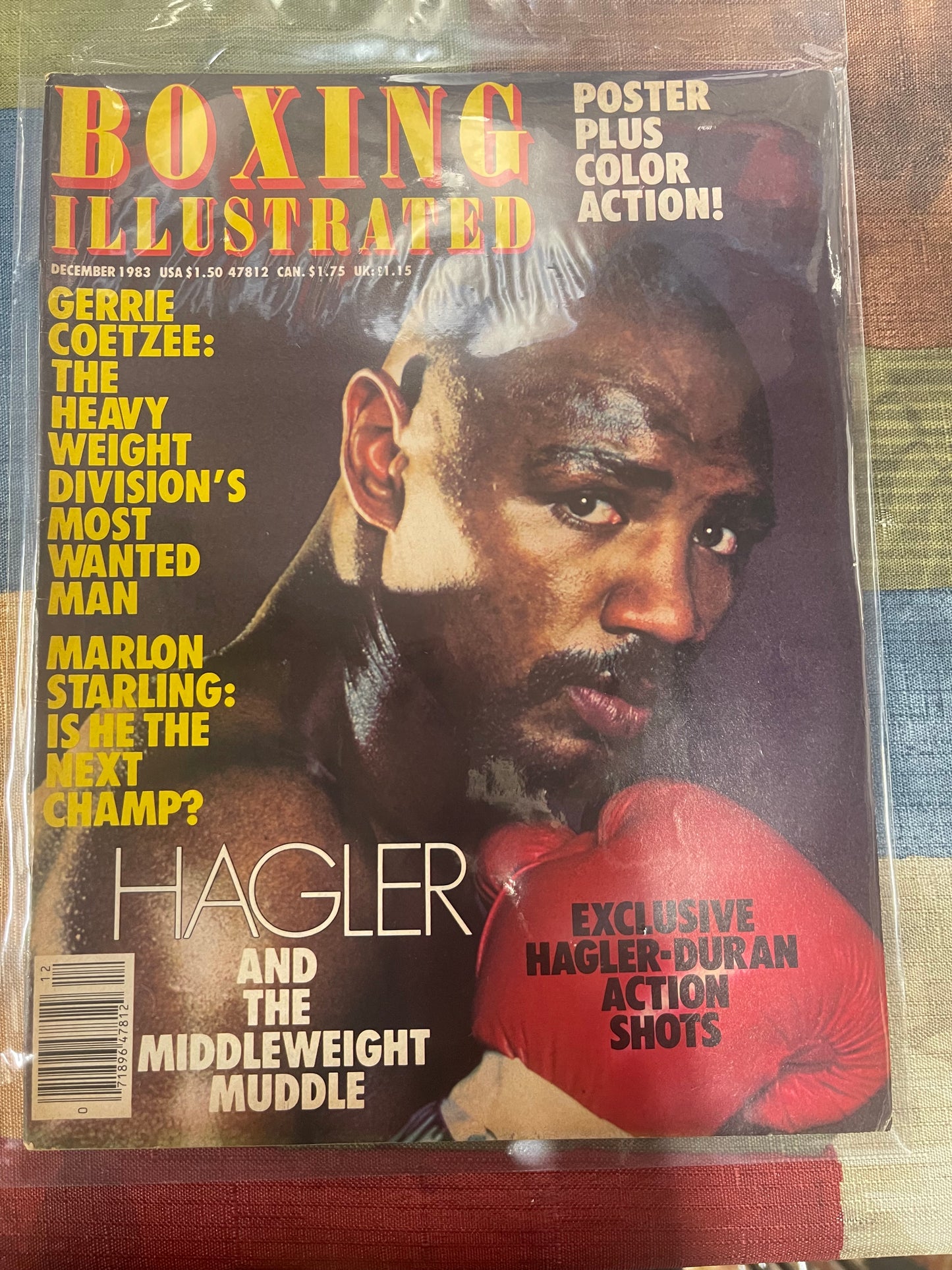 12 1983 Boxing Illustrated Hagler