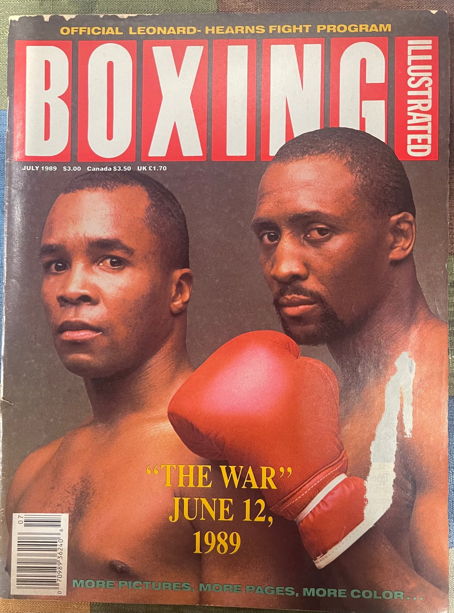 07 1989 Boxing Illustrated Magazine - Leonard - Hearns