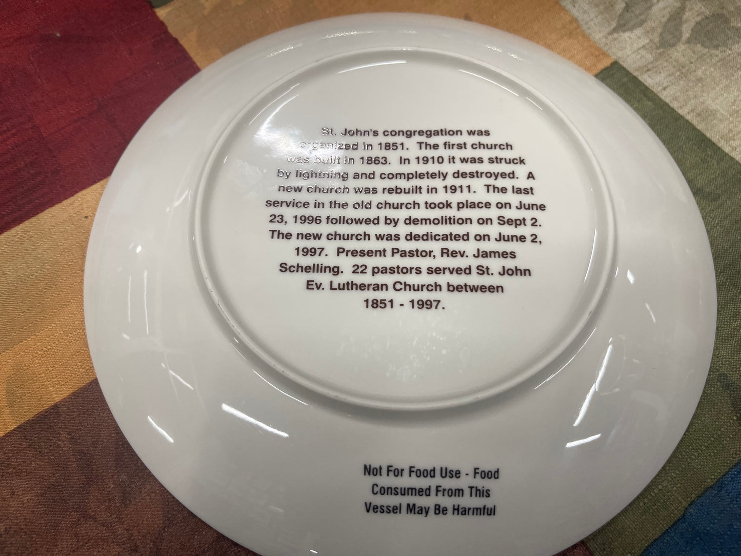 1980 Hedi Keller German Collector Plate Return - Flucht nach Agypten - Flight To Egypt (P005)