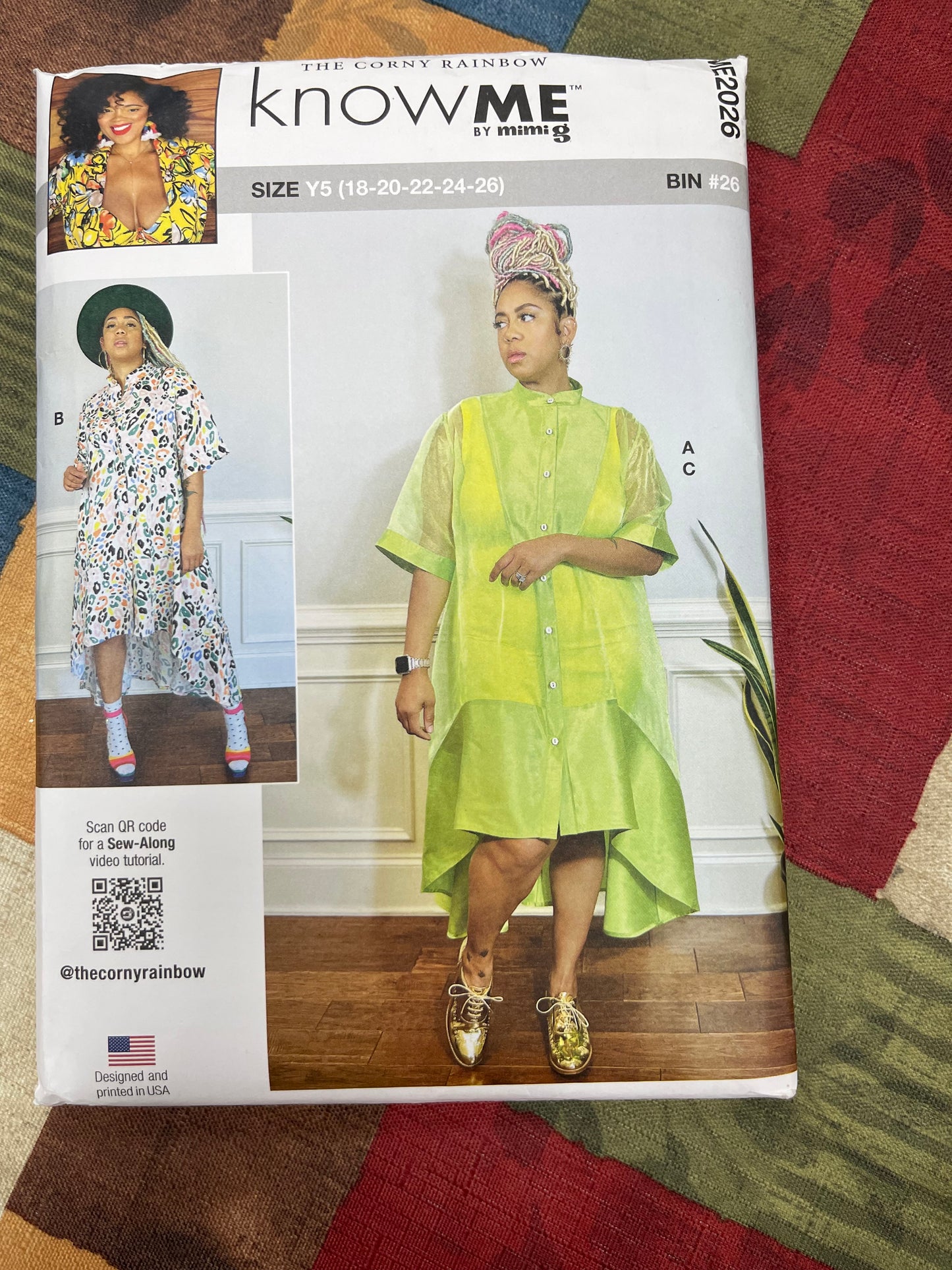 Know Me Pattern #ME2026 Size Y5 (18-20-22-24-26)