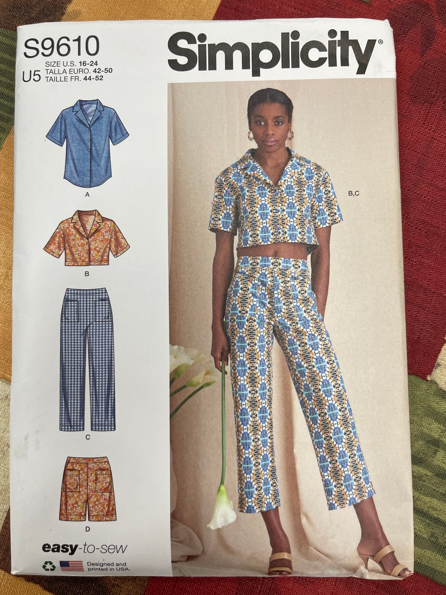 Simplicity Pattern #S9610 Size 16-24