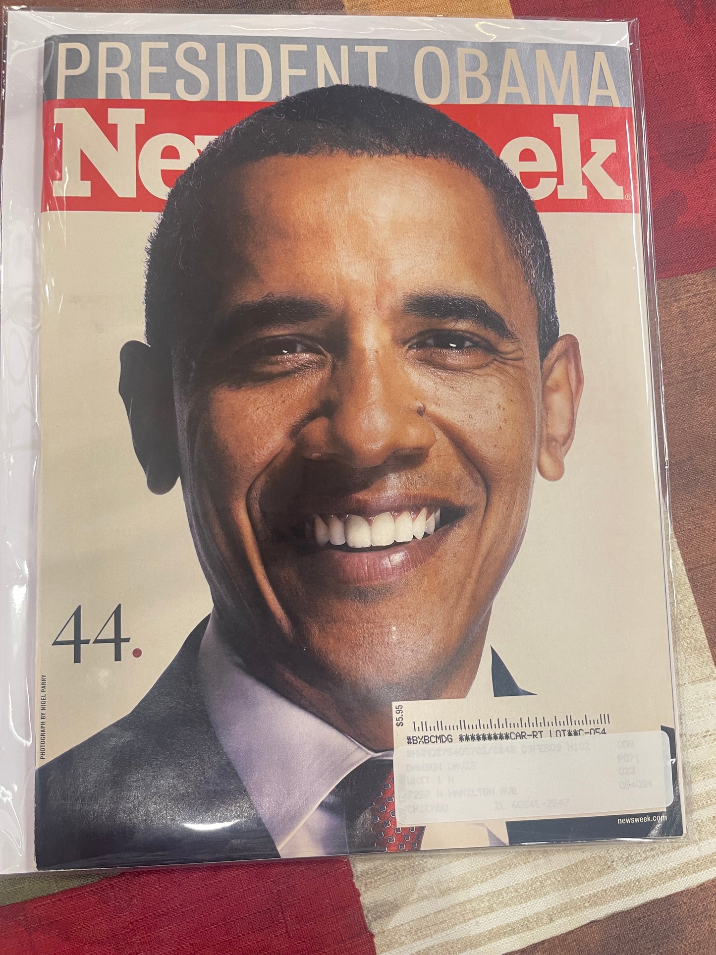 2008 11 17 Newsweek - President Oboma 44
