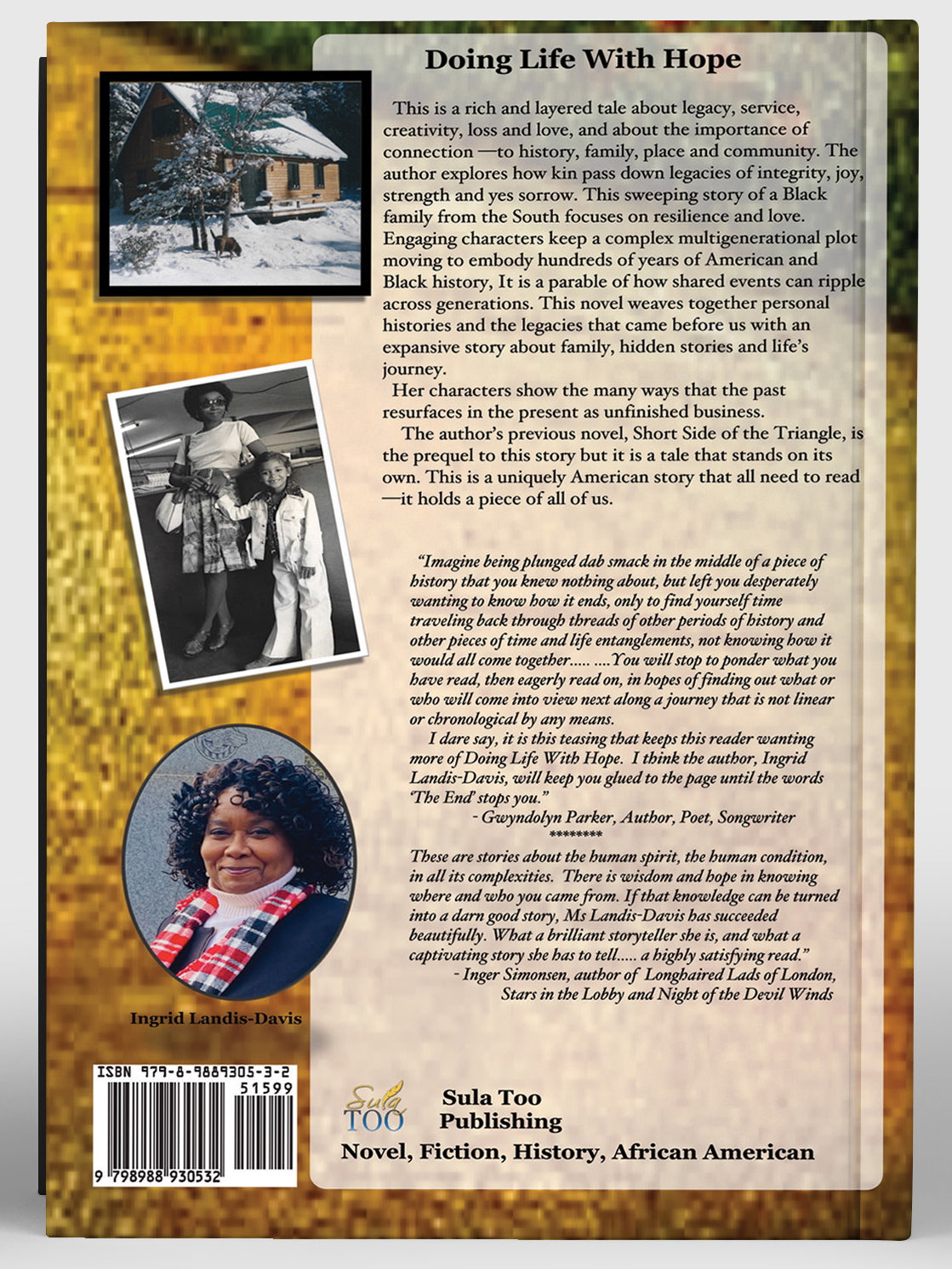 Doing Life With Hope - A Patchwork Journey - Novel by Ingrid Landis-Davis