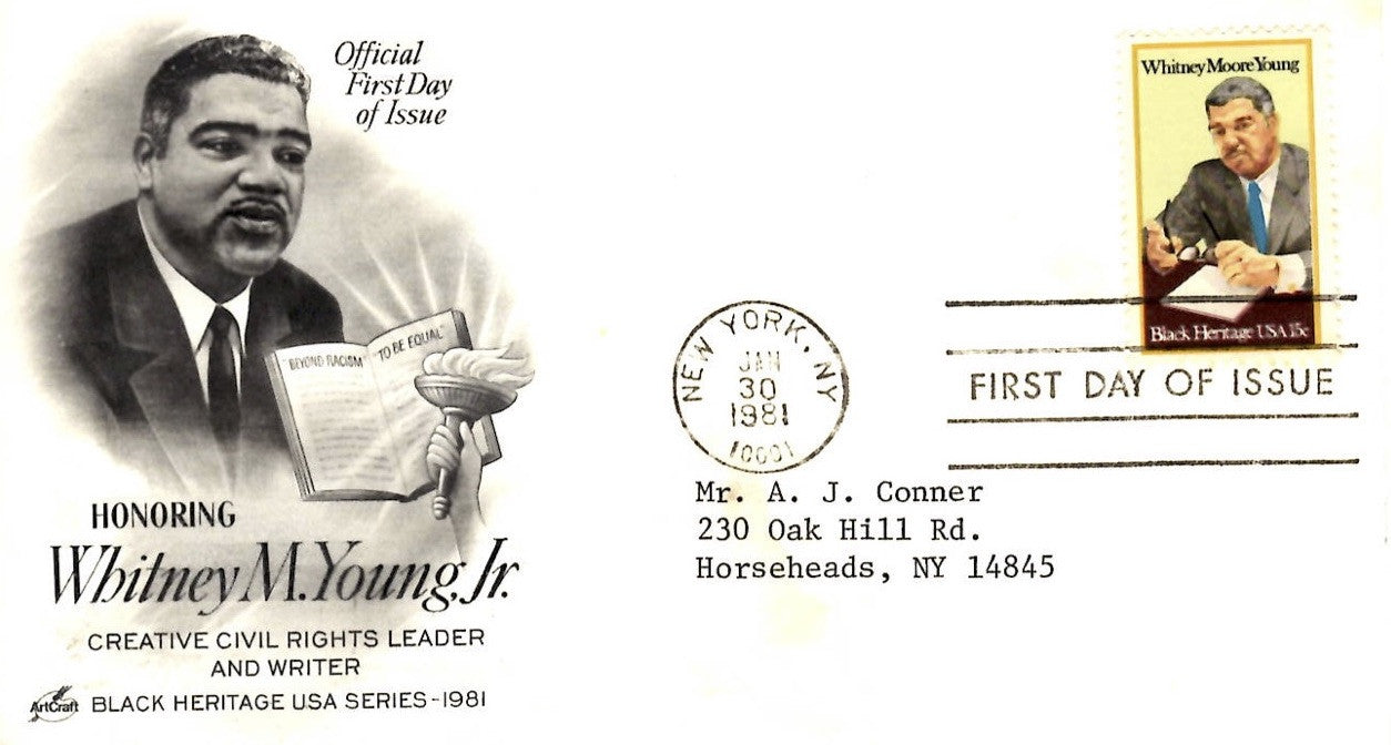 01 30 1981 FDC Whitney Young