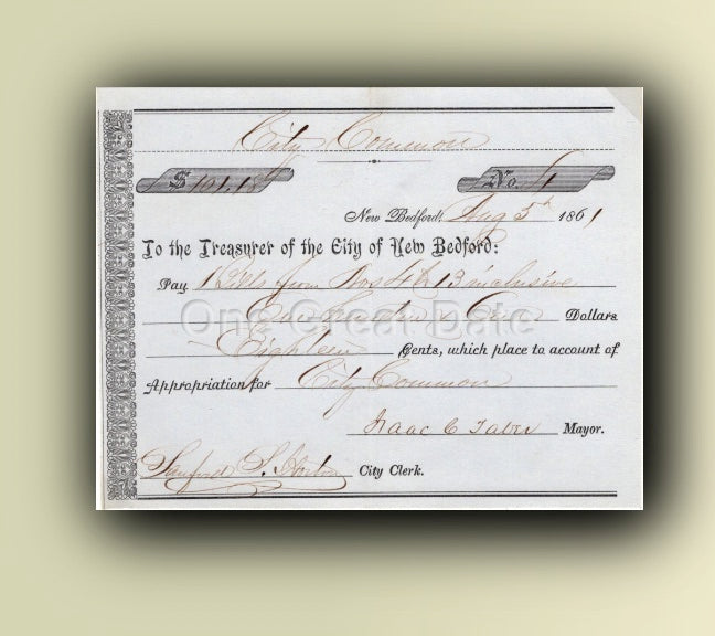 08 05 1861 Mayor Taber - City Common