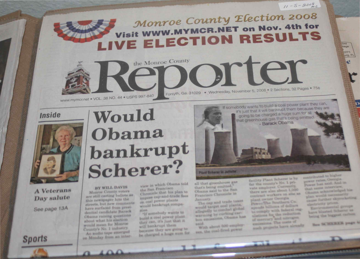 11 05 2008 Obama Monroe County
