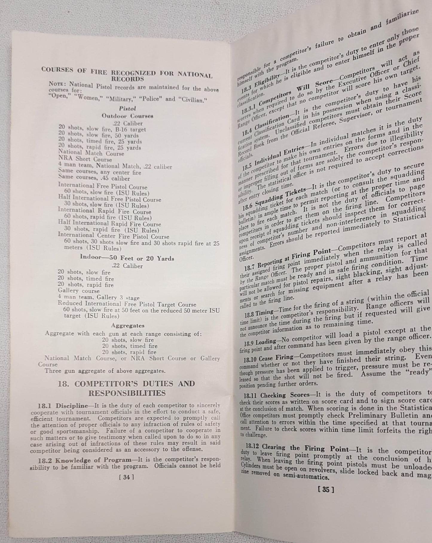 01 01 1961 NRA Pistol Rules SM002