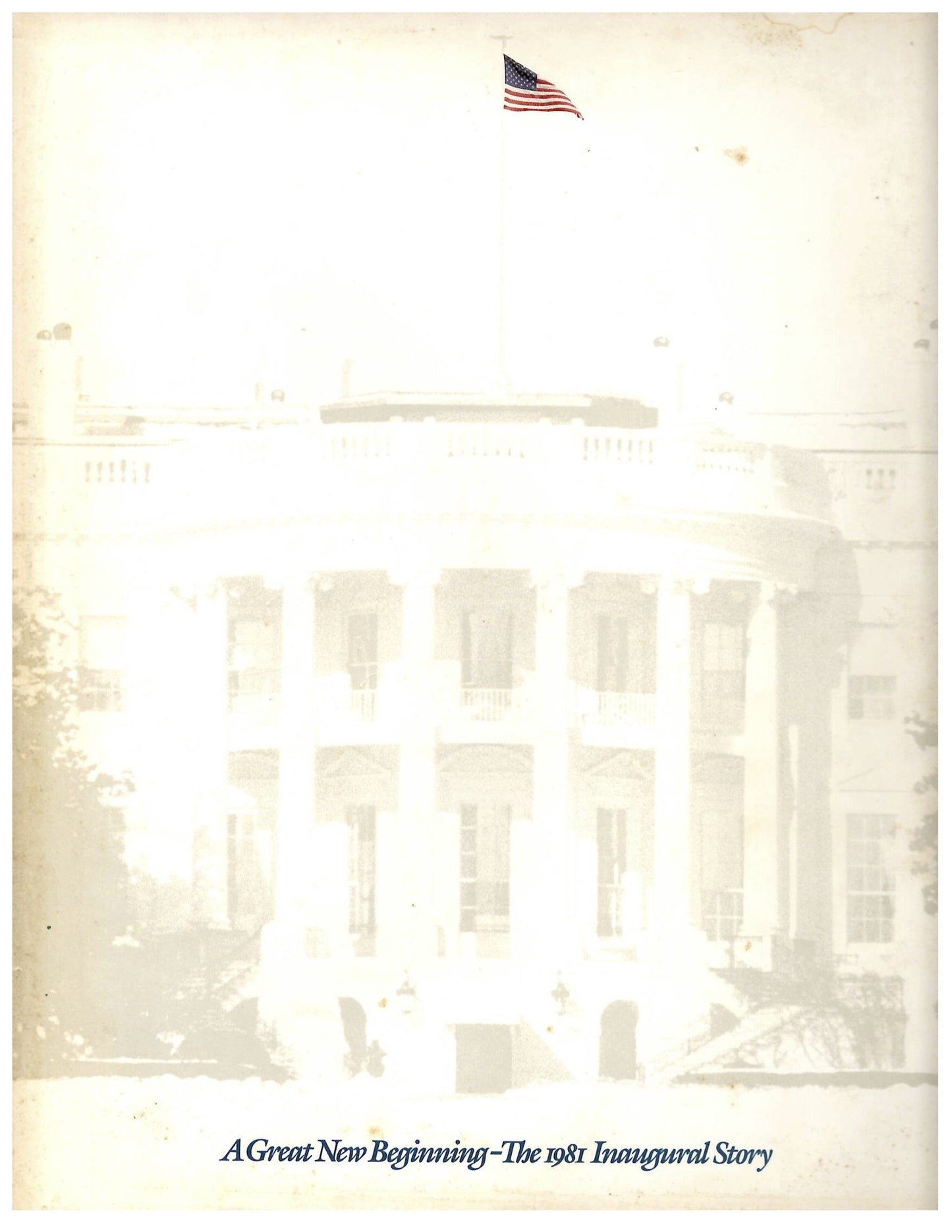 01 20 1981 Ronald Reagan Inauguration Book