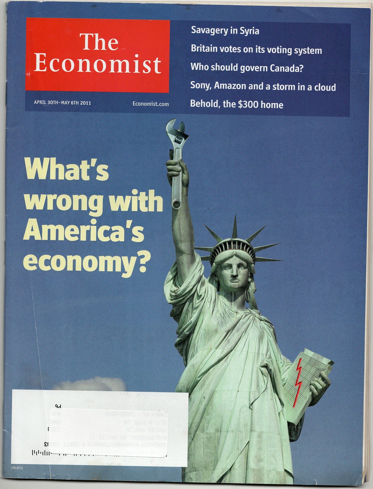 2011 Economist Magazines - Your Choice