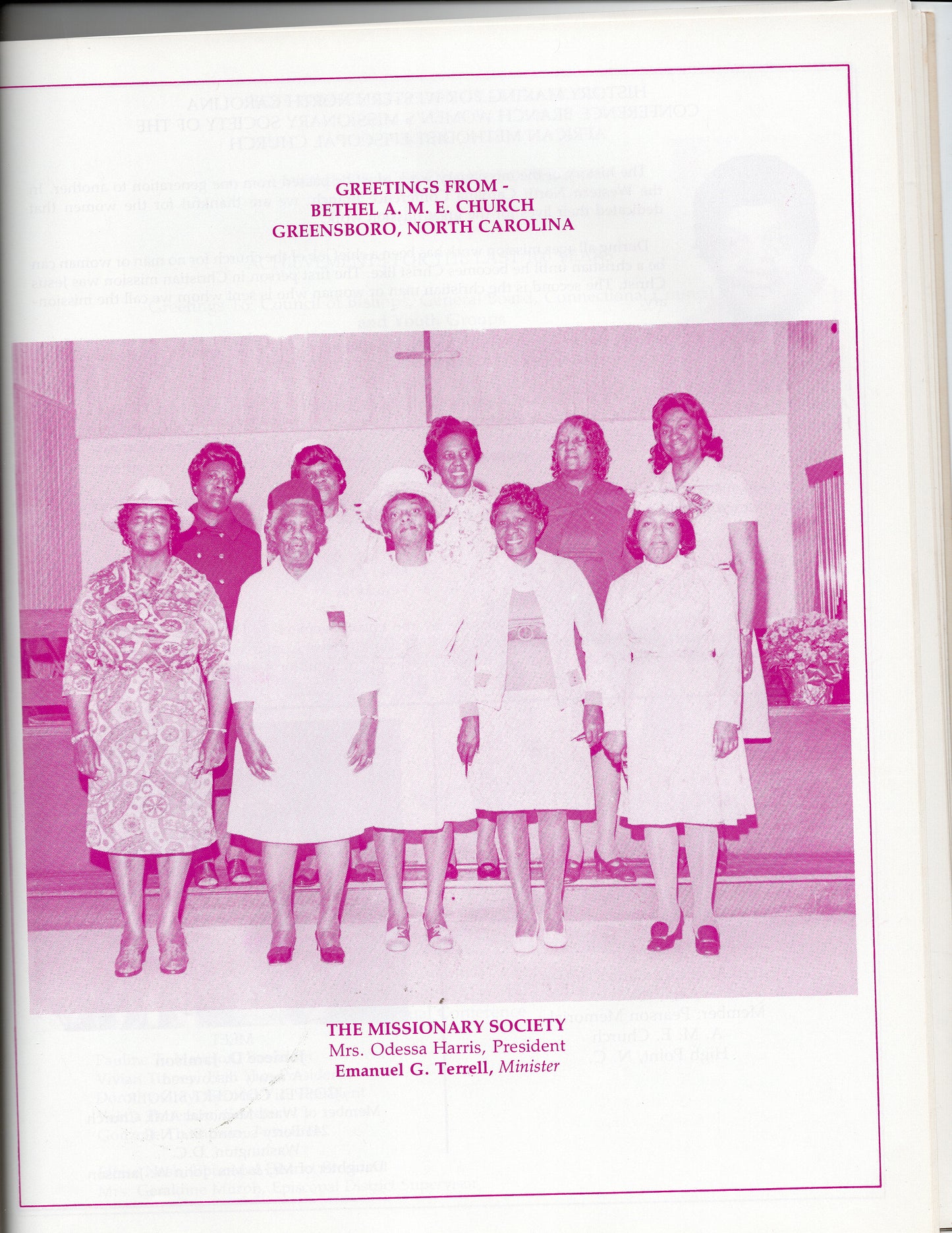 07 06 1975 Rare book of AME Church Council of Bishops