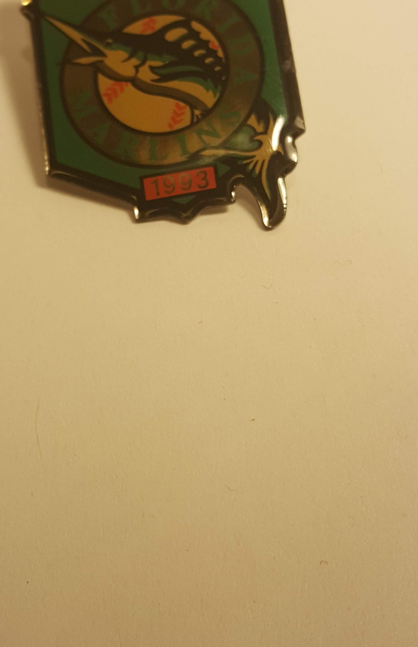 1993 Inaugural Season Florida Marlins Lapel Pin