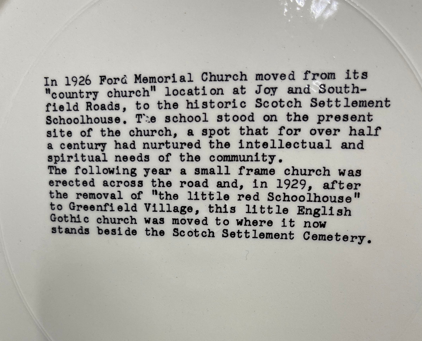 Church Plate - Ford Memorial United Methodist Church 1898 (P021)