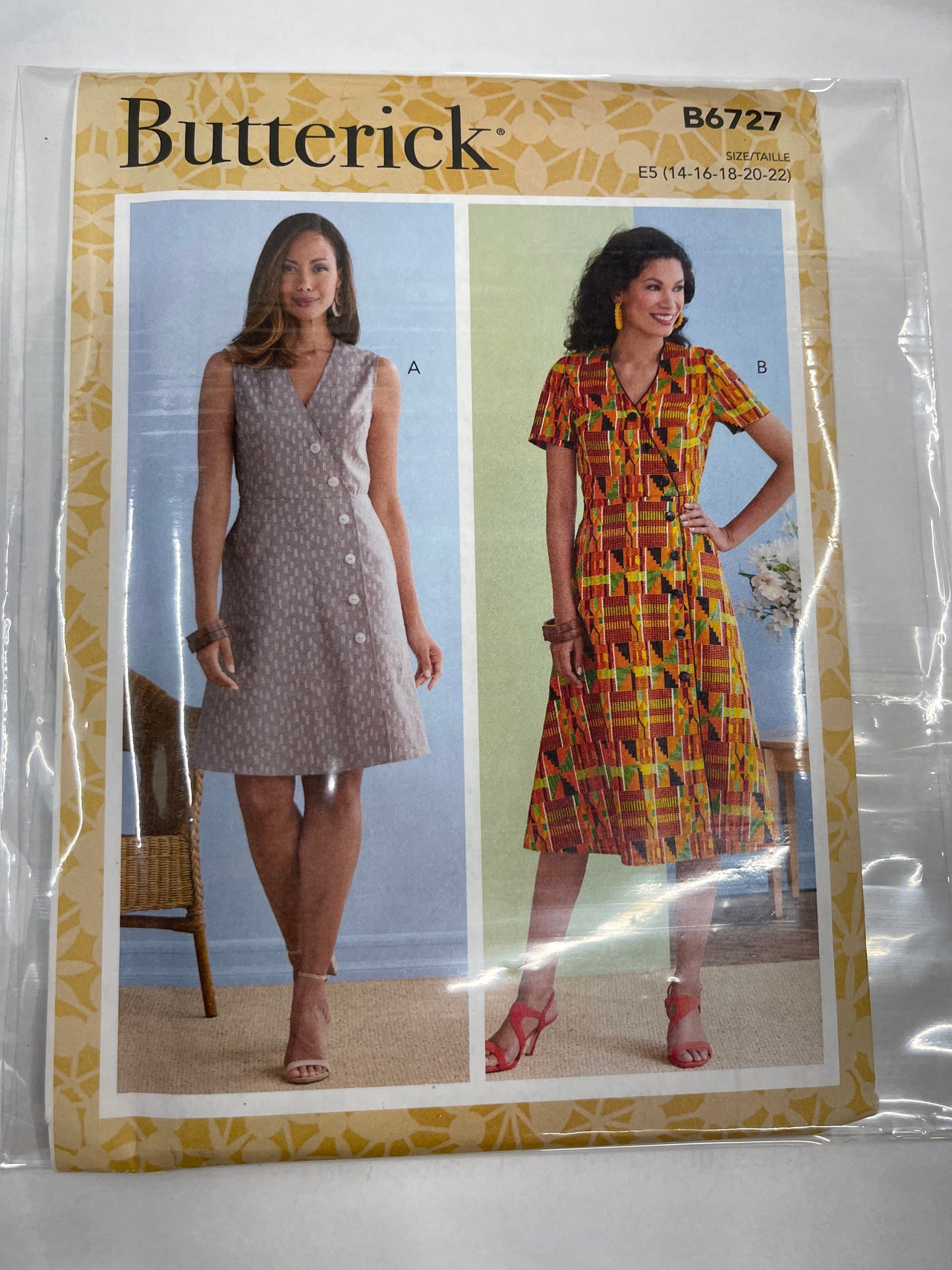 Butterick Pattern B6727 Sz A5(6-8-10-12-14)