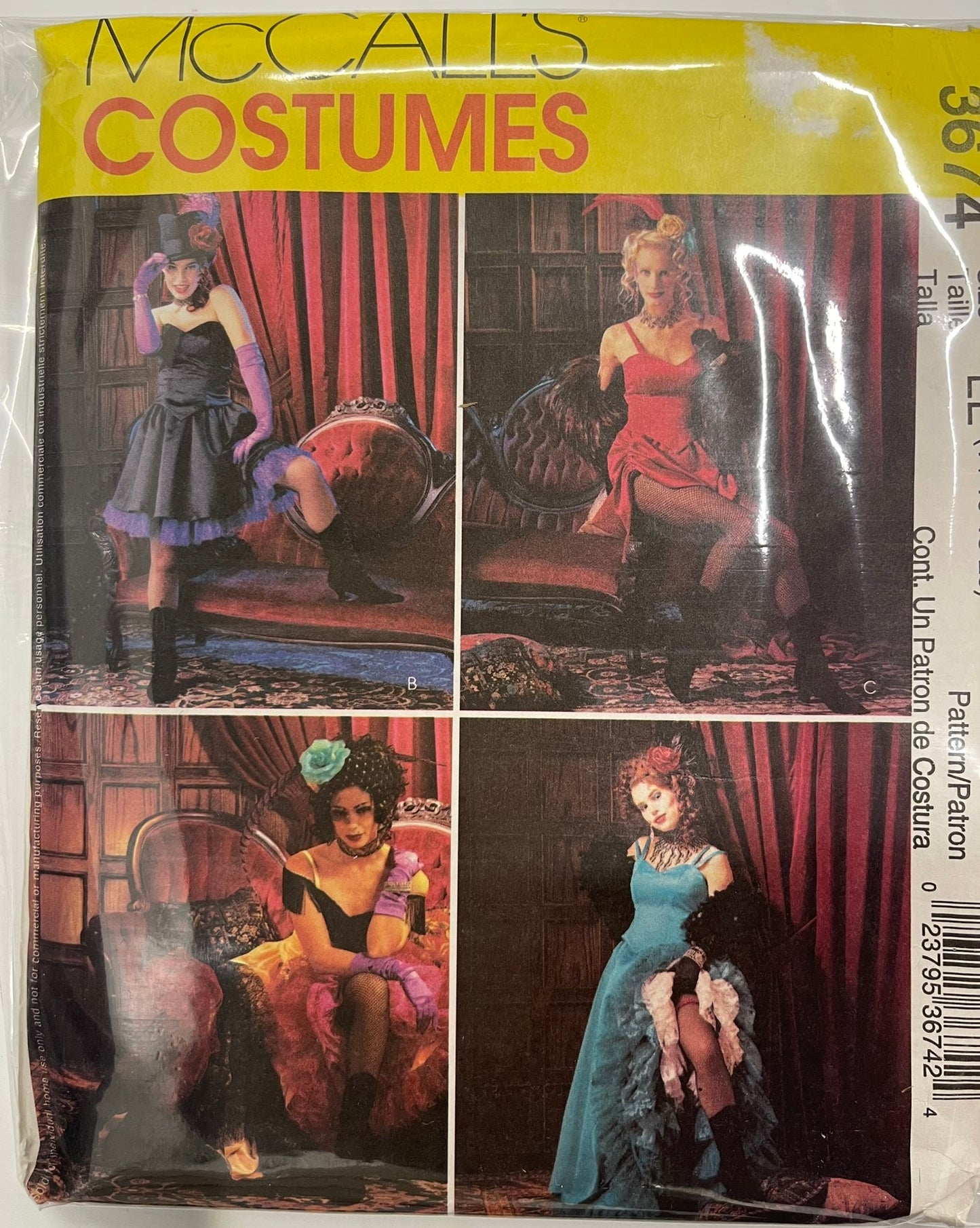 McCalls Pattern #3674 Sz EE