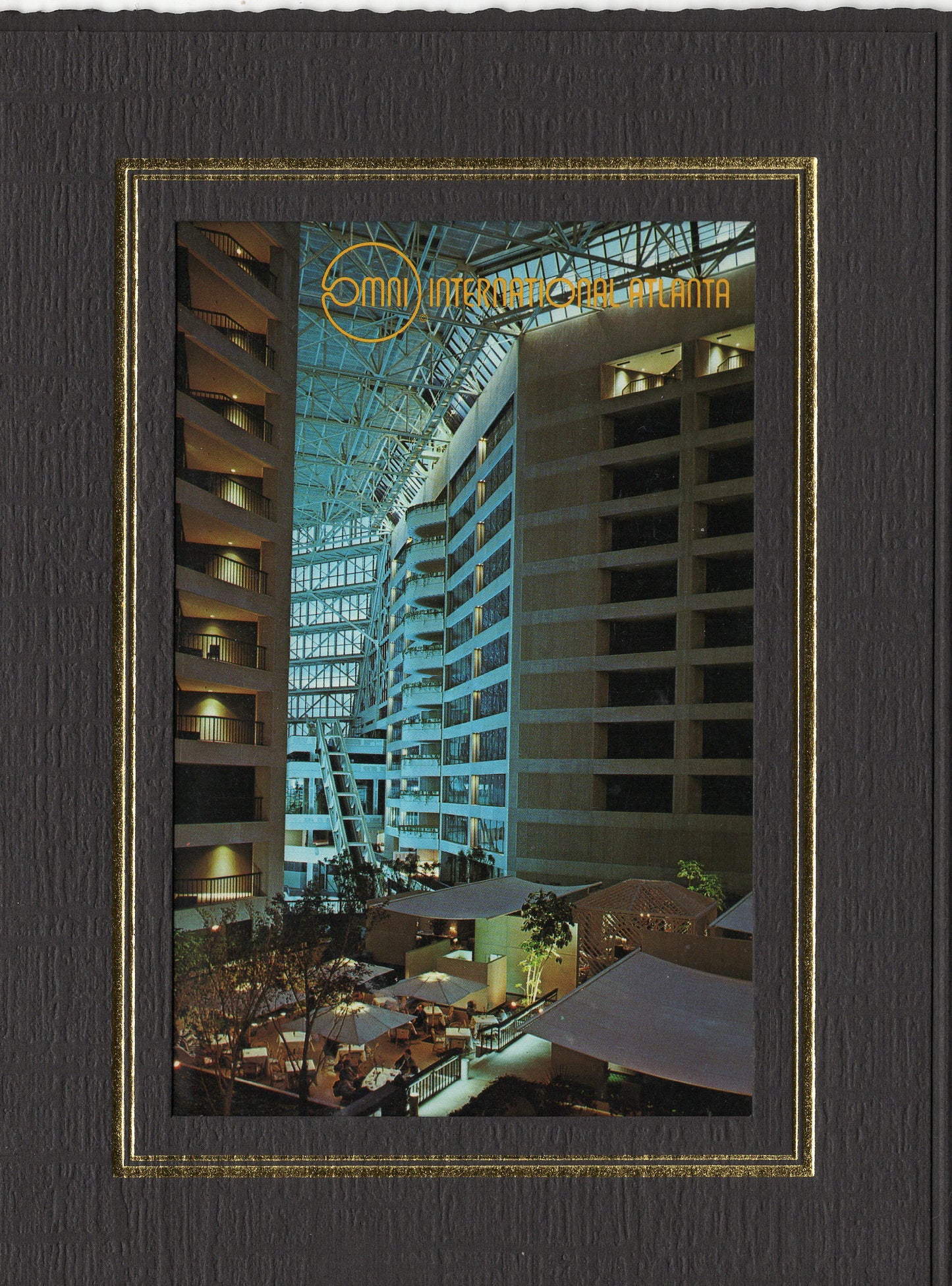PC927 Gift Ready Omni International Atlanta Postcard