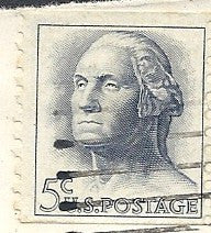 04 11 1963 GCI 2 Gift Card Insert - Post Marked 1c and 5c Washington