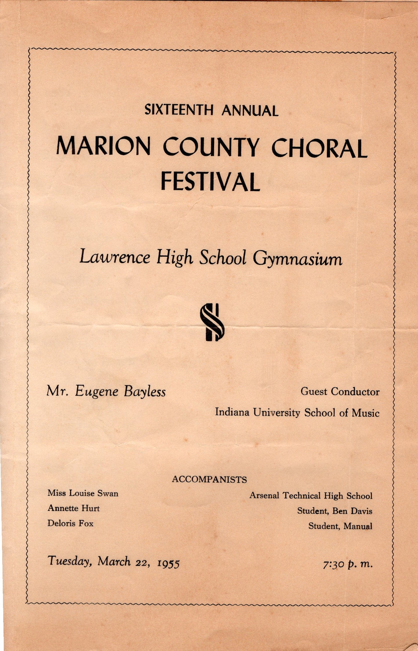 19 Pieces of Graduation 1955 Marion County Indiana Memories OG47
