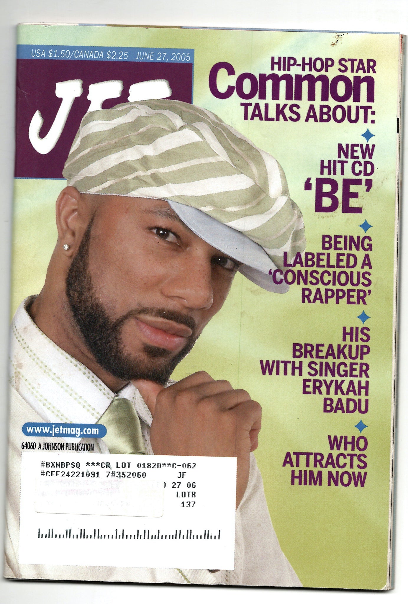 06 27 2005 JET Magazine Hip-Hop Star Common