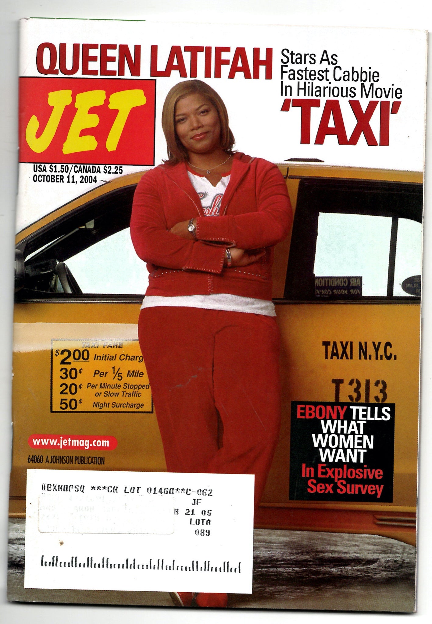 10 11 2004 JET Magazine Queen Latifah - Taxi