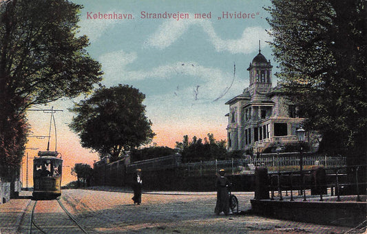 1918 04 18 kobenhavn Strandvejen med "Hvidore"
