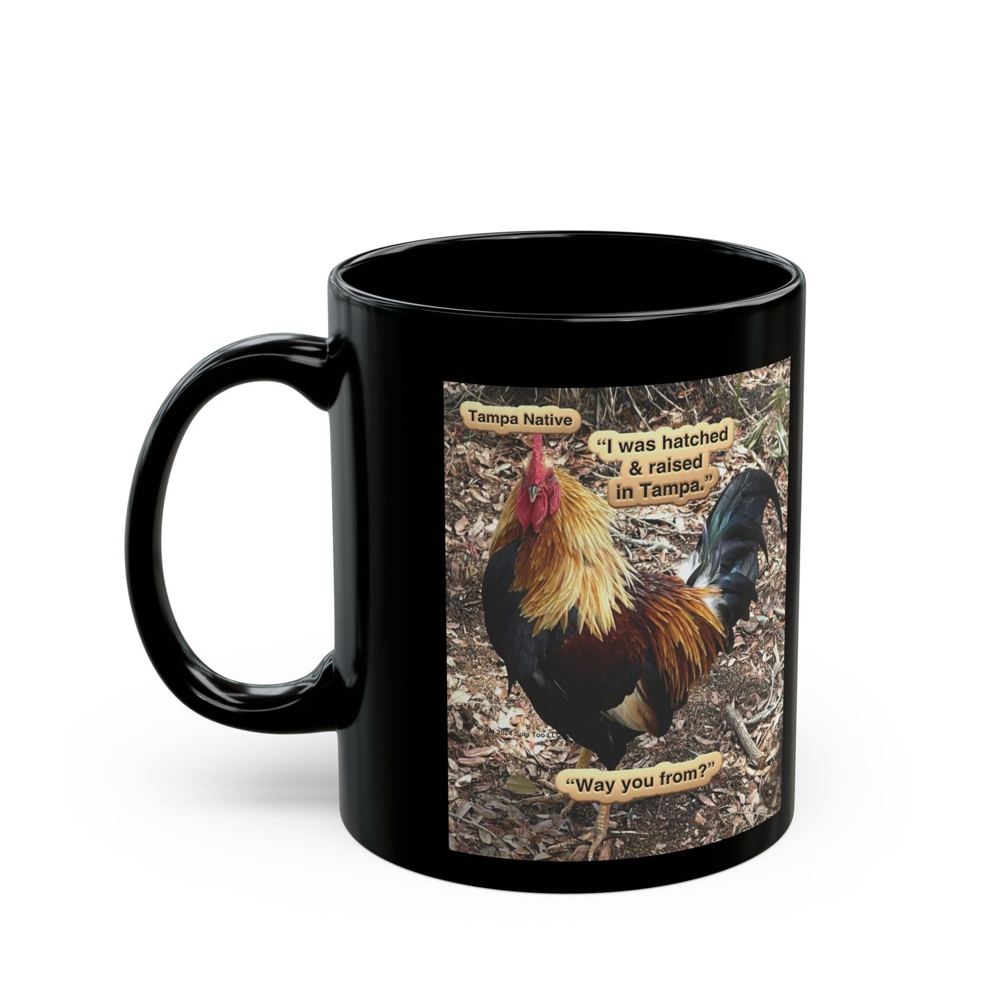 Rooster - Tampa Native Black Mug (11oz, 15oz)