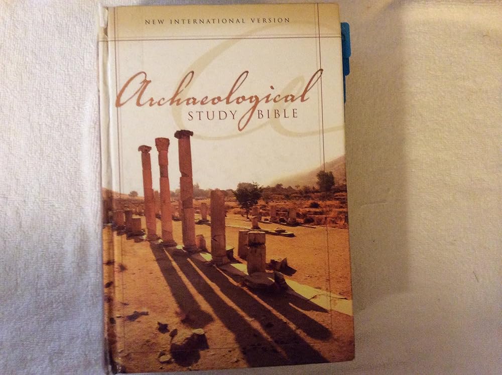 NIV, Archaeological Study Bible, Hardcover: An Illustrated Walk Through Biblical History and Culture cover image