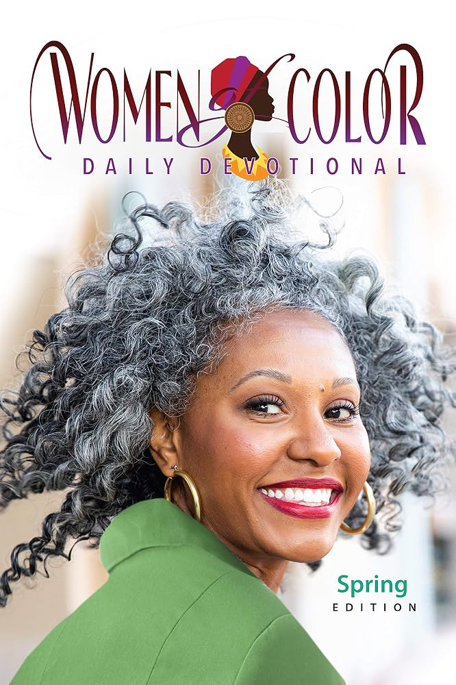 Women of Color Daily Devotional Spring Edition (English, French and Italian Edition) cover image