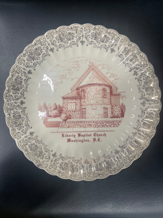 Plate - Liberty Baptist Church - Washington DC