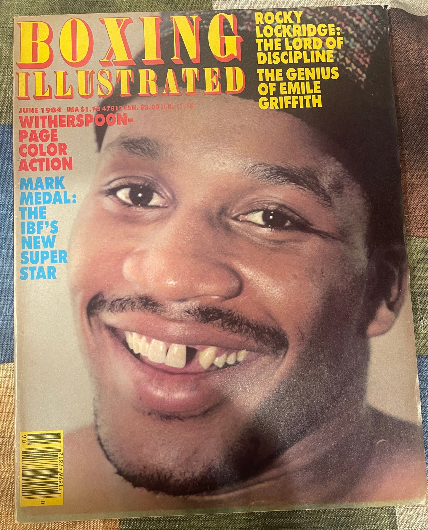 06 1984 Boxing Illustrated Witherspoon - Mark Medal