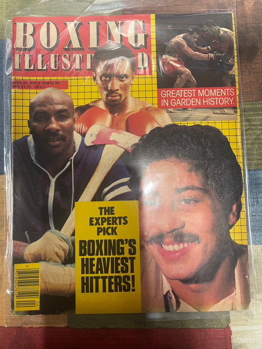 04 1983 Boxing Illustrated  Magazine Boxing's Heaviest Hitters