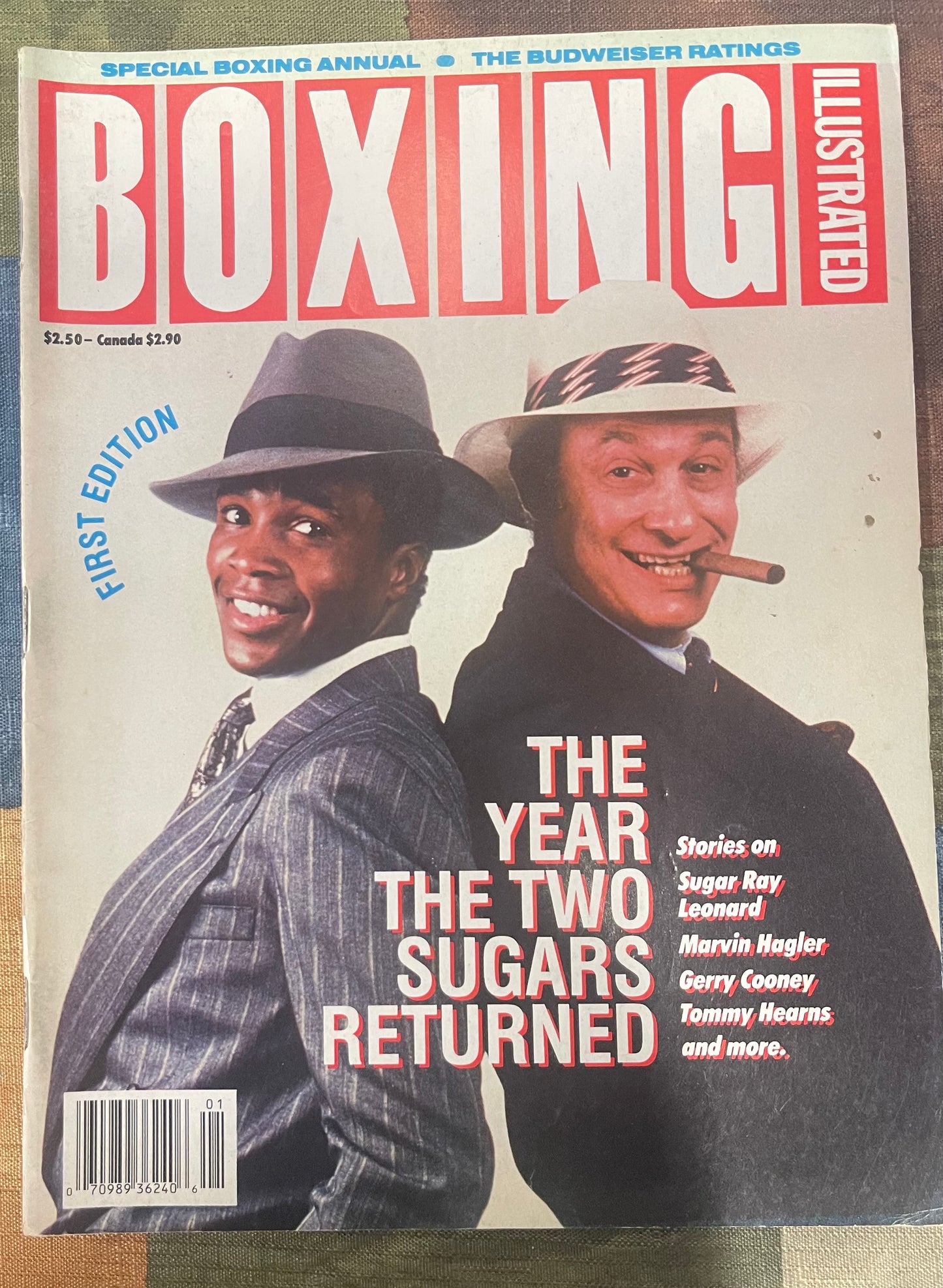 1988 Boxing Illustrated - First Edition Sugar Ray Leonard