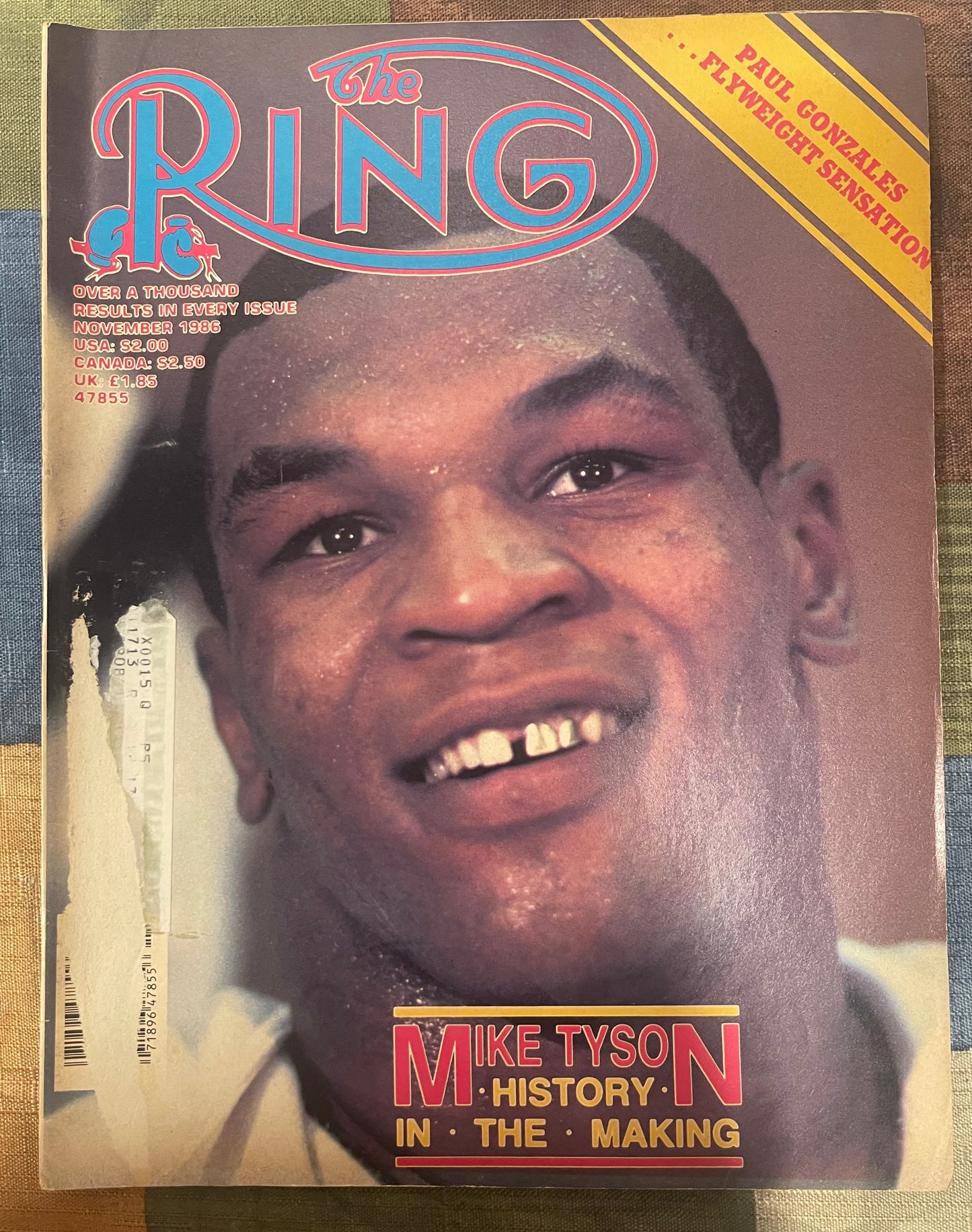 11 1986 - The Ring Magazine - Mike Tyson - History in the Making