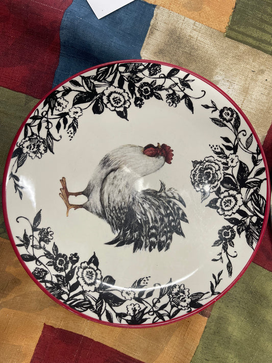 Rooster Dessert Plate Cracker Barrel