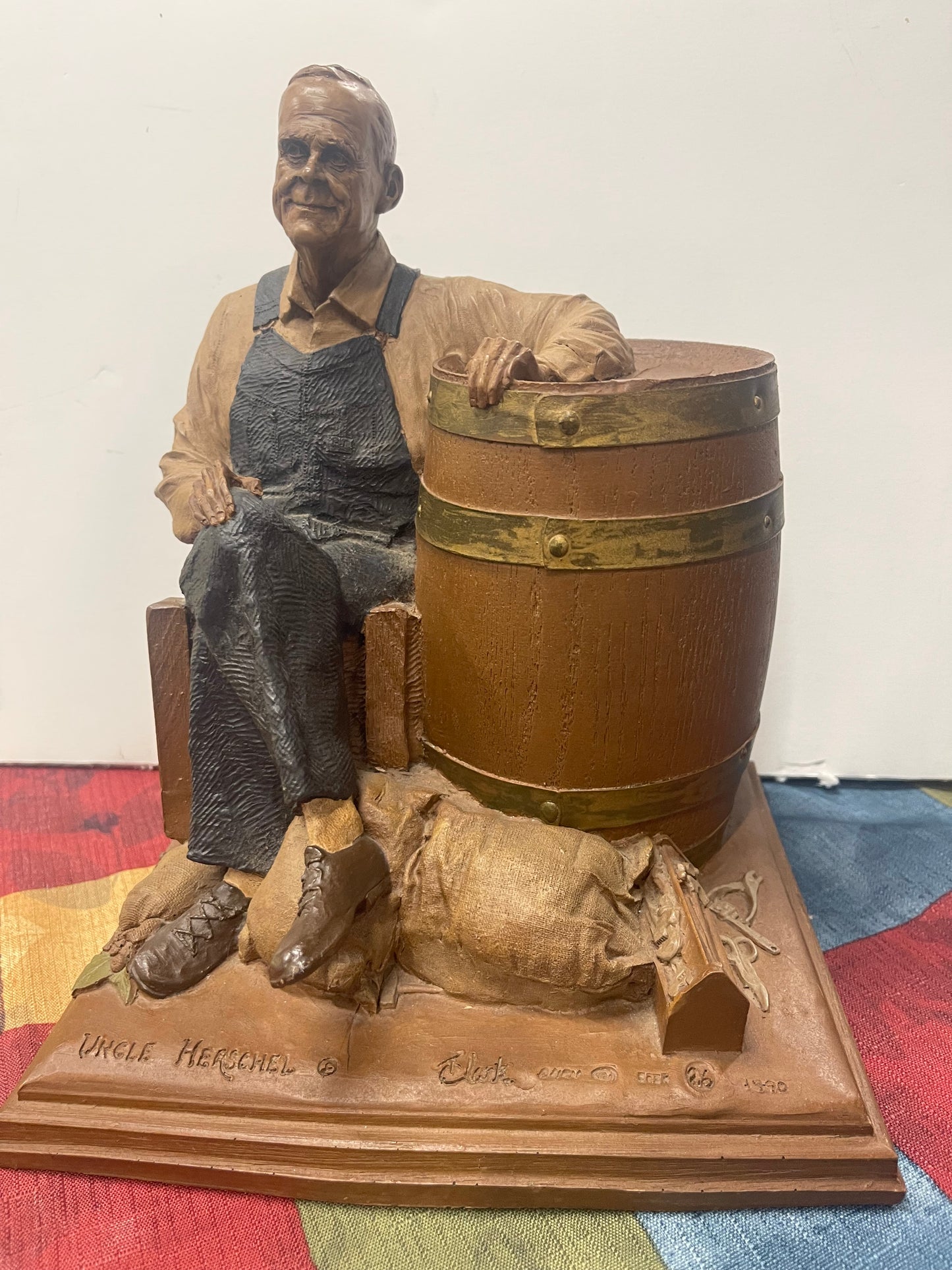 Vtg Tom Thomas Clark Uncle Hershel Figurine