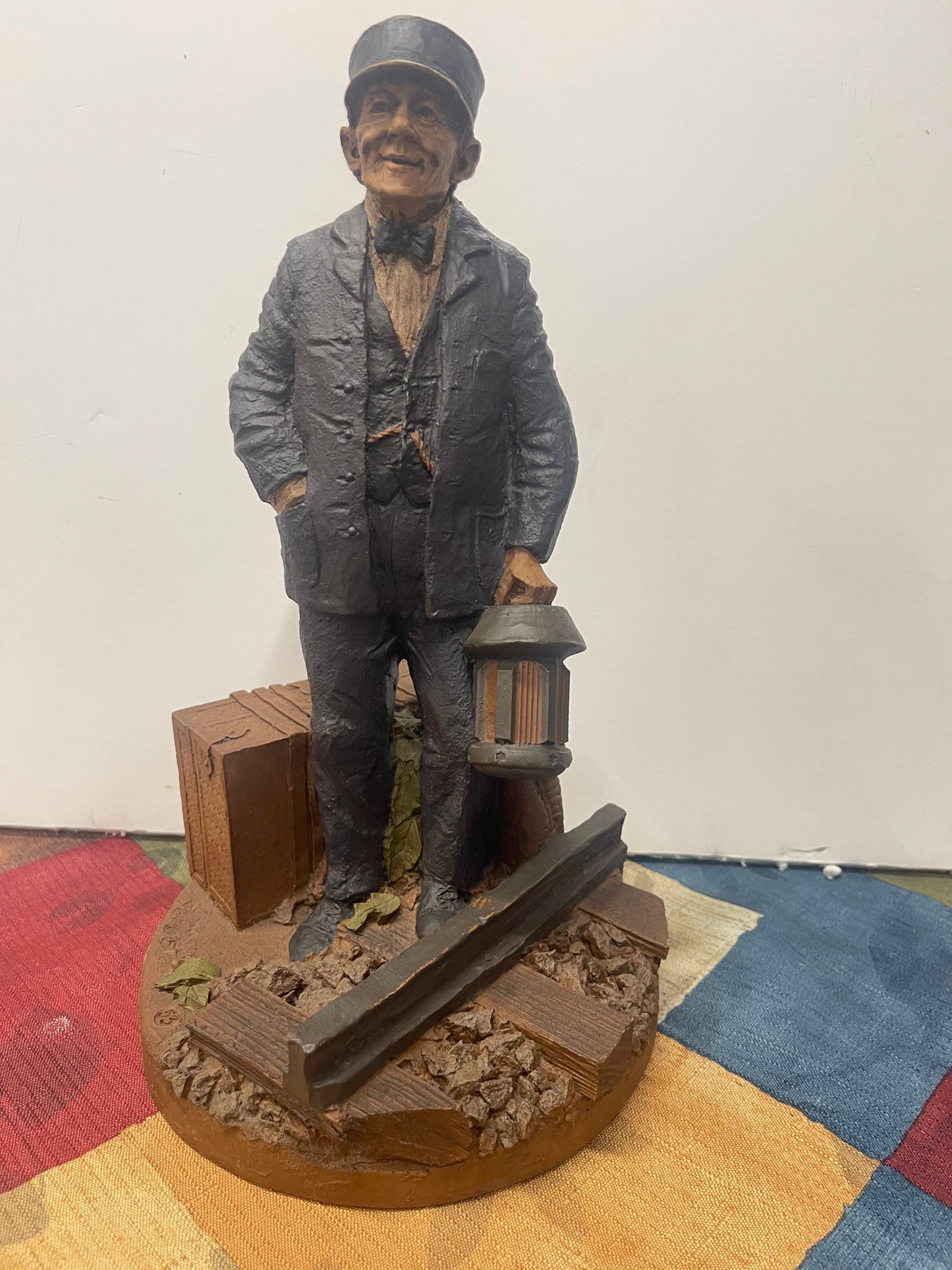 1984 Vtg Tom Thomas Clark Railroad Conductor Figurine