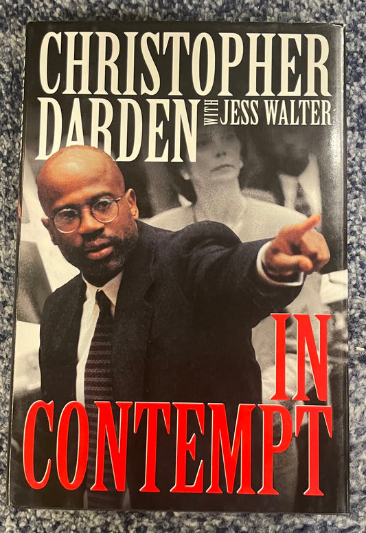In Contempt by Christopher Darden - Signed