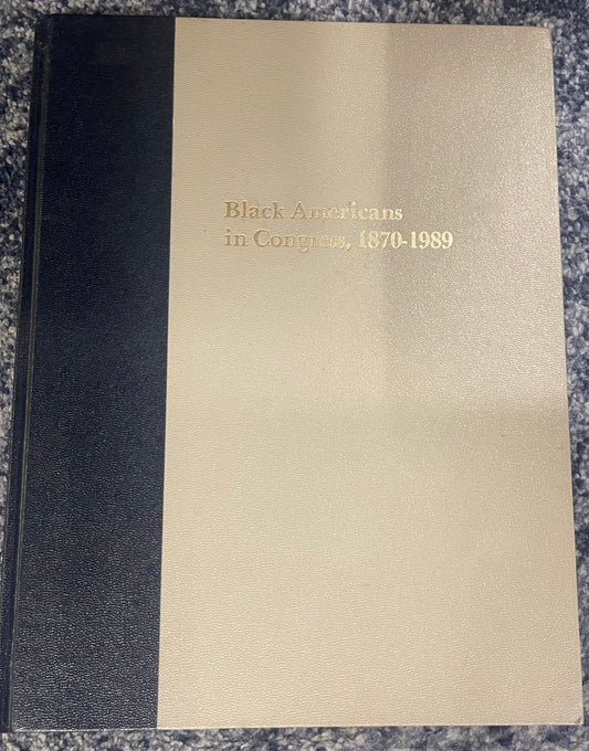 Black Americans in Congress 1870-1989