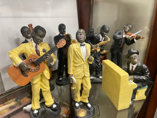 Enesco “All That Jazz” 1990 Parastone 8 Piece Band Set Black and Yellow