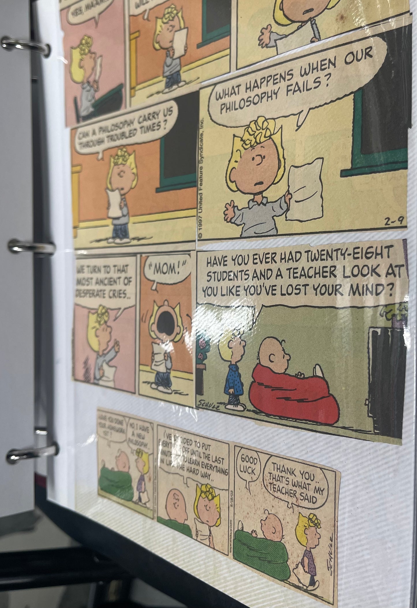 Vintage Homemade Peanuts Scrapbook Schulz-comic Charlie Brown Snoopy 50+pgs
