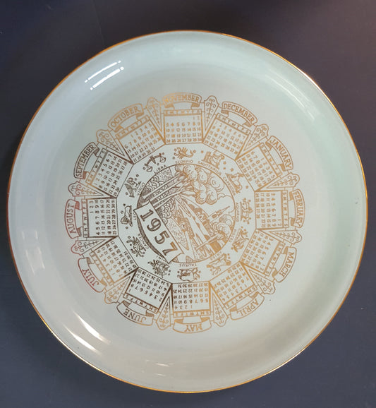 Calendar Plate - 1957 (P017)