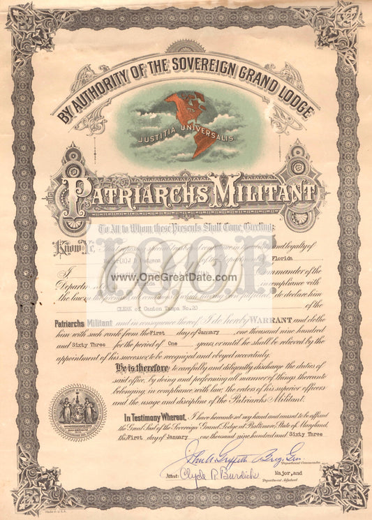 01 01 1963 Odd Fellows Clerk