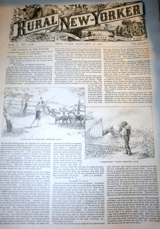 01 17 1891 NEWS Rural New-Yorker