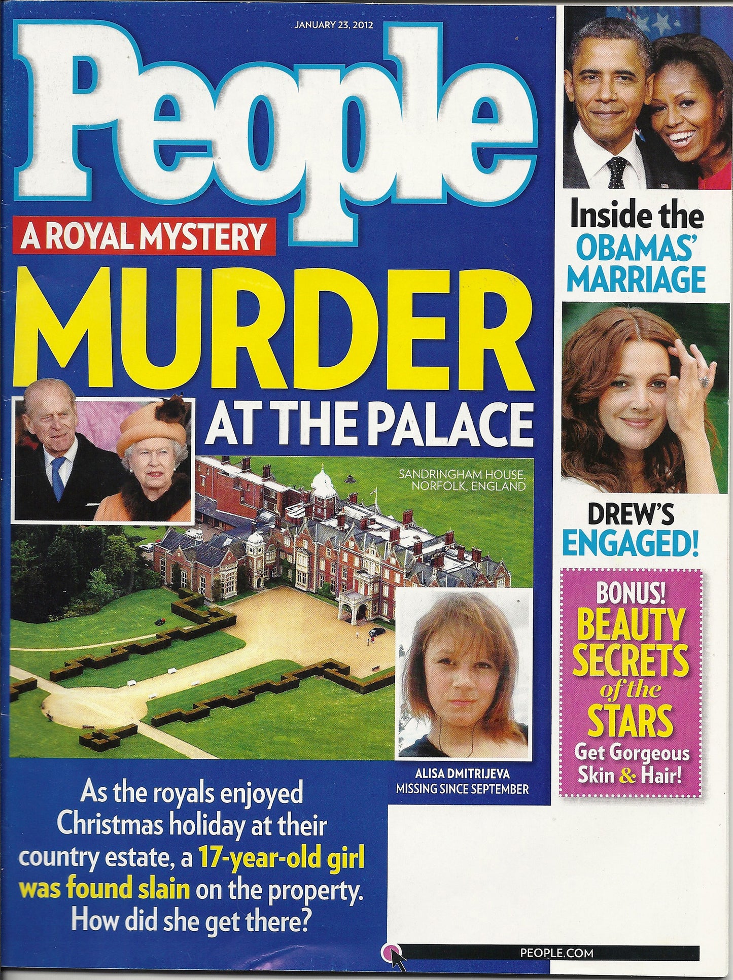 01 23 2012 People A Royal Mystery Murder at the Palace
