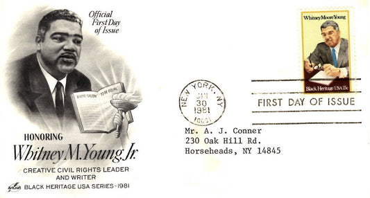 01 30 1981 FDC Whitney Young