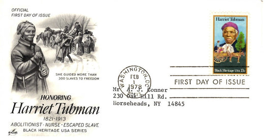 02 01 1978 FDC Harriet Tubman