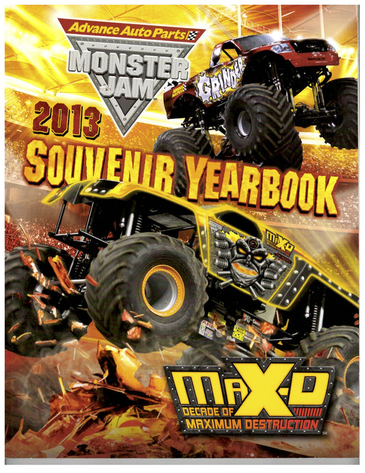 02 02 2013 Monster Jam Souvenir Yearbook & Ticket
